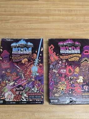 2pc. Epic Spell Wars of the Battle Wizards: Melee & Panic at the Pleasure Palace
